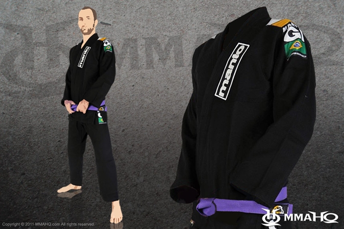 Manto Champ Black BJJ Gi